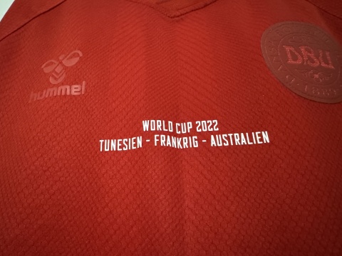 KOSZULKA Dania (reprezentacja) 2022 World Cup Hummel M