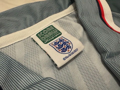 KOSZULKA Anglia (reprezentacja) 1996 away Score Draw XL