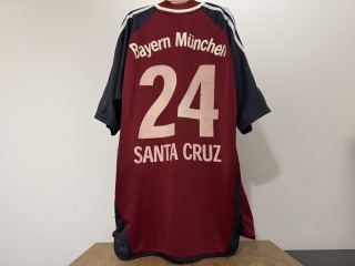 KOSZULKA Bayern Monachium (Niemcy) 2001/02 home #24 Santa Cruz Adidas M