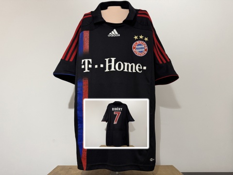 KOSZULKA Bayern Monachium (Niemcy) 2007/08 3rd #7 Ribery Adidas M