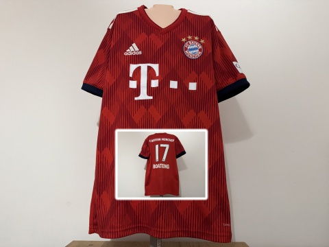 KOSZULKA Bayern Monachium (Niemcy) 2018/19 home #17 Boateng Adidas S
