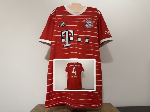 KOSZULKA Bayern Monachium (Niemcy) 2022/23 home #4 de Ligt Adidas M