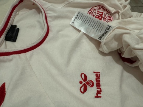 KOSZULKA Dania (reprezentacja) retro #11 Hummel M long