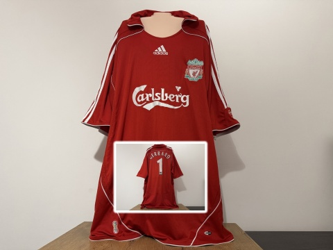 KOSZULKA FC Liverpool (Anglia) 2006/08 home #1 Gerrard Adidas XXL