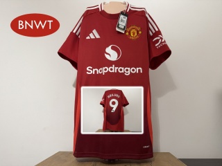 KOSZULKA Manchester United (Anglia) 2024/25 home #9 Hojlund Adidas M NOWA
