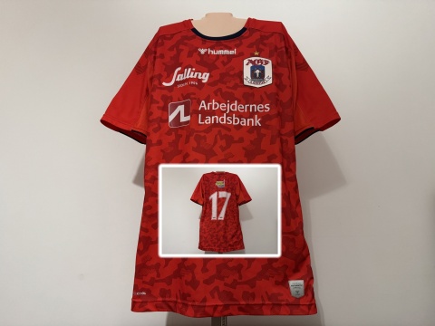 KOSZULKA AGF Aarhus (Dania) #17 Hummel XS