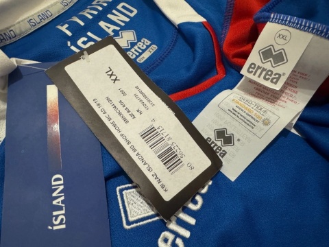 KOSZULKA Islandia (reprezentacja) 2018 home #19 Gislason Errea XXL NOWA