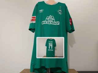 KOSZULKA Werder Brema (Niemcy) 2019/20 home #14 Pizarro Umbro L