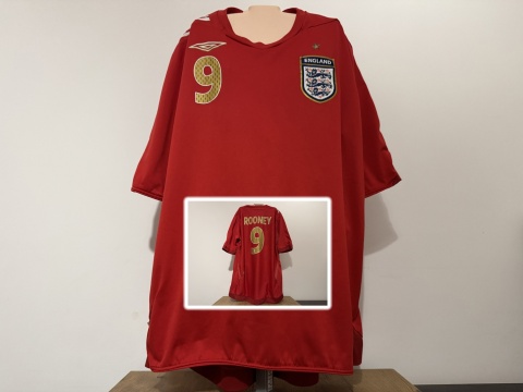 KOSZULKA Anglia (reprezentacja) 2006 away Umbro XL