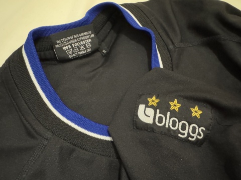 KOSZULKA Huddersfield Town (Anglia) 2001/02 away Bloggs XL