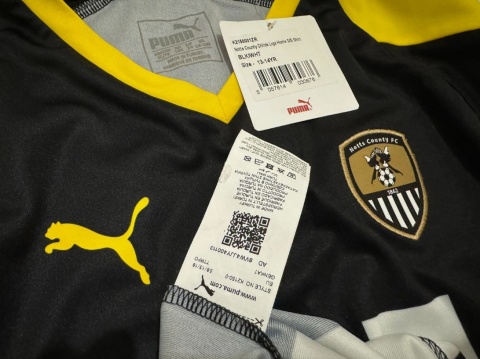 KOSZULKA Notts County (Anglia) 2018/19 home Puma 164 NOWA
