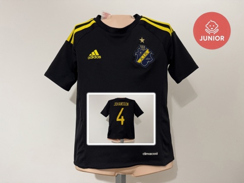 KOSZULKA AIK Solna (Szwecja) 2016/17 home #4 Johansson Adidas 128