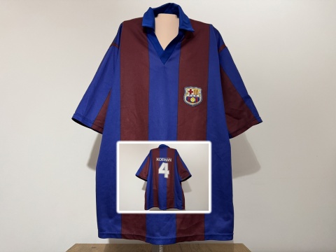 KOSZULKA FC Barcelona (Hiszpania) 1988/89 home #4 Koeman S