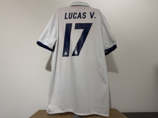 KOSZULKA Real Madryt (Hiszpania) 2016/17 home #17 Lucas Vazquez Adidas L