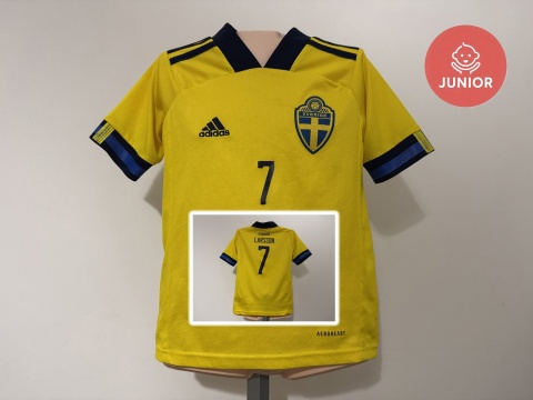 KOSZULKA Szwecja (reprezentacja) 2020 home #7 Larsson Adidas 128