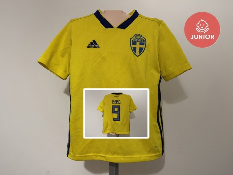 KOSZULKA Szwecja (reprezentacja) 2018 home #9 Berg Adidas 140