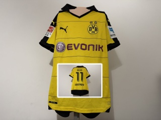 KOSZULKA Borussia Dortmund (Niemcy) 2015/16 home #11 Reus Puma XS
