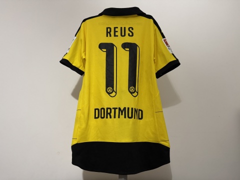 KOSZULKA Borussia Dortmund (Niemcy) 2015/16 home #11 Reus Puma XS