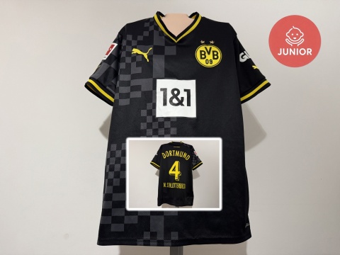 KOSZULKA Borussia Dortmund (Niemcy) 2022/23 away #4 Schlotterbeck Puma 164