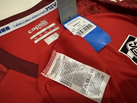 KOSZULKA MSV Duisburg (Niemcy) 2022/23 3rd Capelli XL NOWA