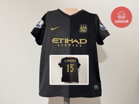 KOSZULKA Manchester City (Anglia) 2013/14 away #15 Jesus Navas Nike 122