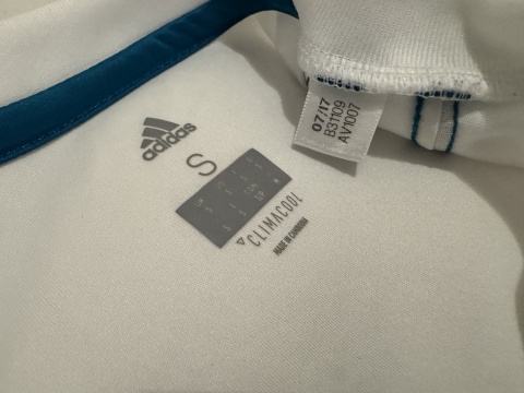 KOSZULKA Real Madryt (Hiszpania) 2017/18 home Adidas S