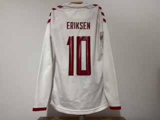 KOSZULKA Dania (reprezentacja) 2020 away #10 Eriksen Hummel XS long