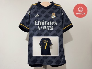 KOSZULKA Real Madryt (Hiszpania) 2023/24 away #7 Vinicius Junior Adidas 164
