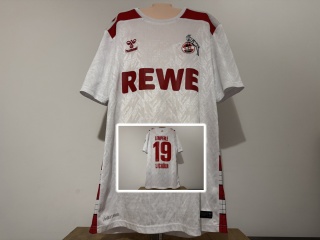 KOSZULKA 1.FC Koln (Niemcy) 2024/25 home #19 Lemperle Hummel M
