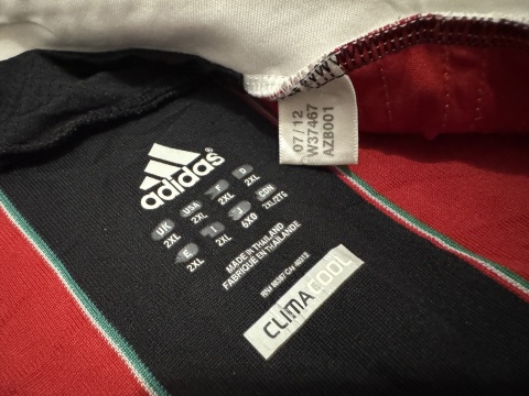 KOSZULKA AC Milan (Włochy) 2012/13 home Adidas XXL long