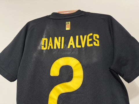 KOSZULKA FC Barcelona (Hiszpania) 2011/12 away #2 Dani Alves Nike 146