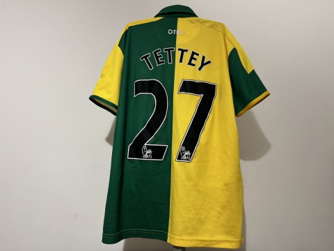 KOSZULKA Norwich City (Anglia) 2015/16 home #27 Tettey Errea M